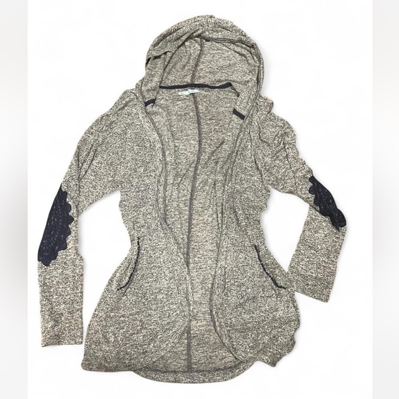 Maurices Heathered Blue Open-Front Cardigan - Picture 1 of 3